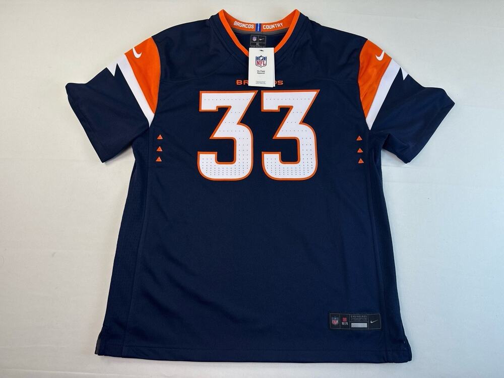 Denver Broncos Nike Williams #33 Youth Jersey XL Navy Orange NWT